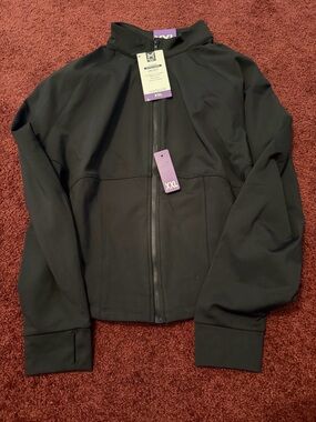 Black Full-Zip Jacket - XXL